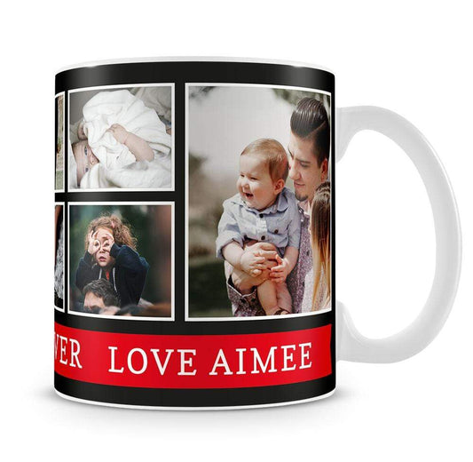 6 Photo Personalised Mug
