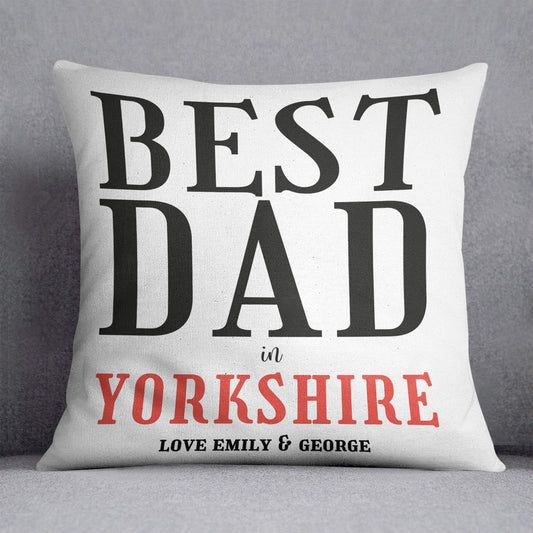Best Dad In Personalised Cushion