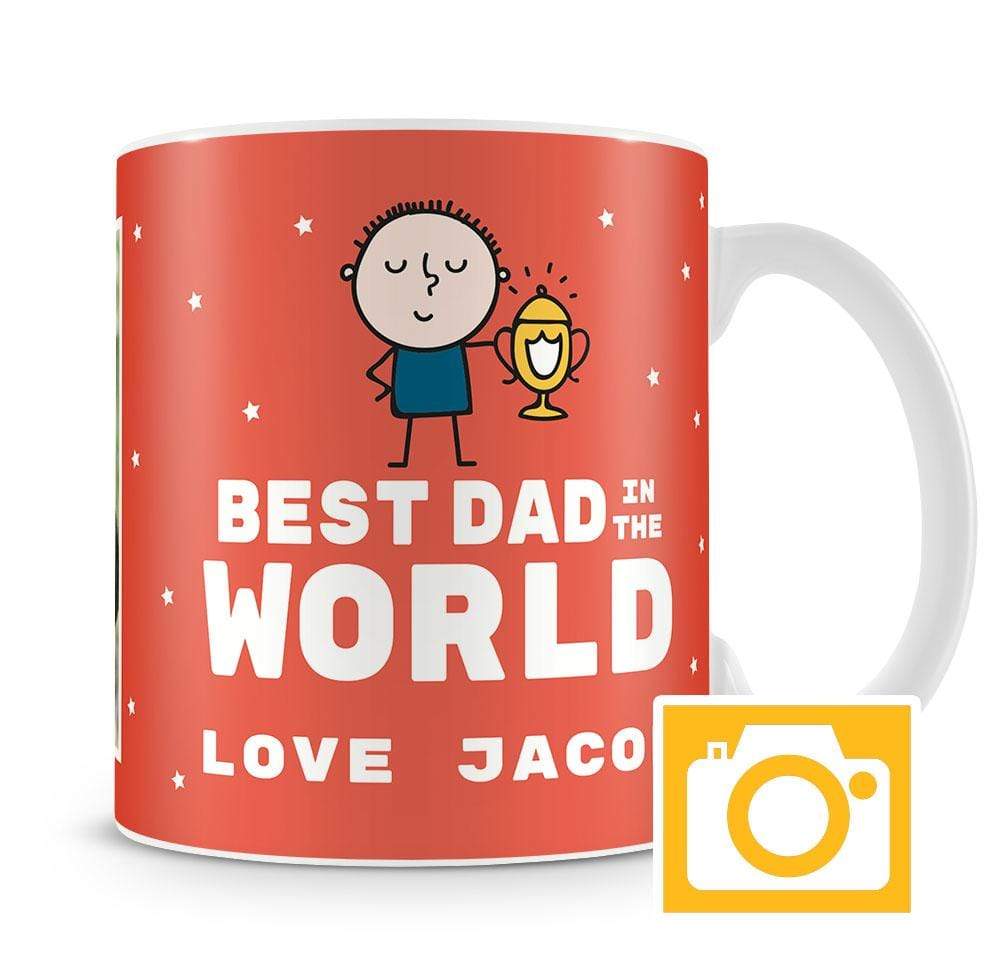 Best Dad in the World Personalised  Mug