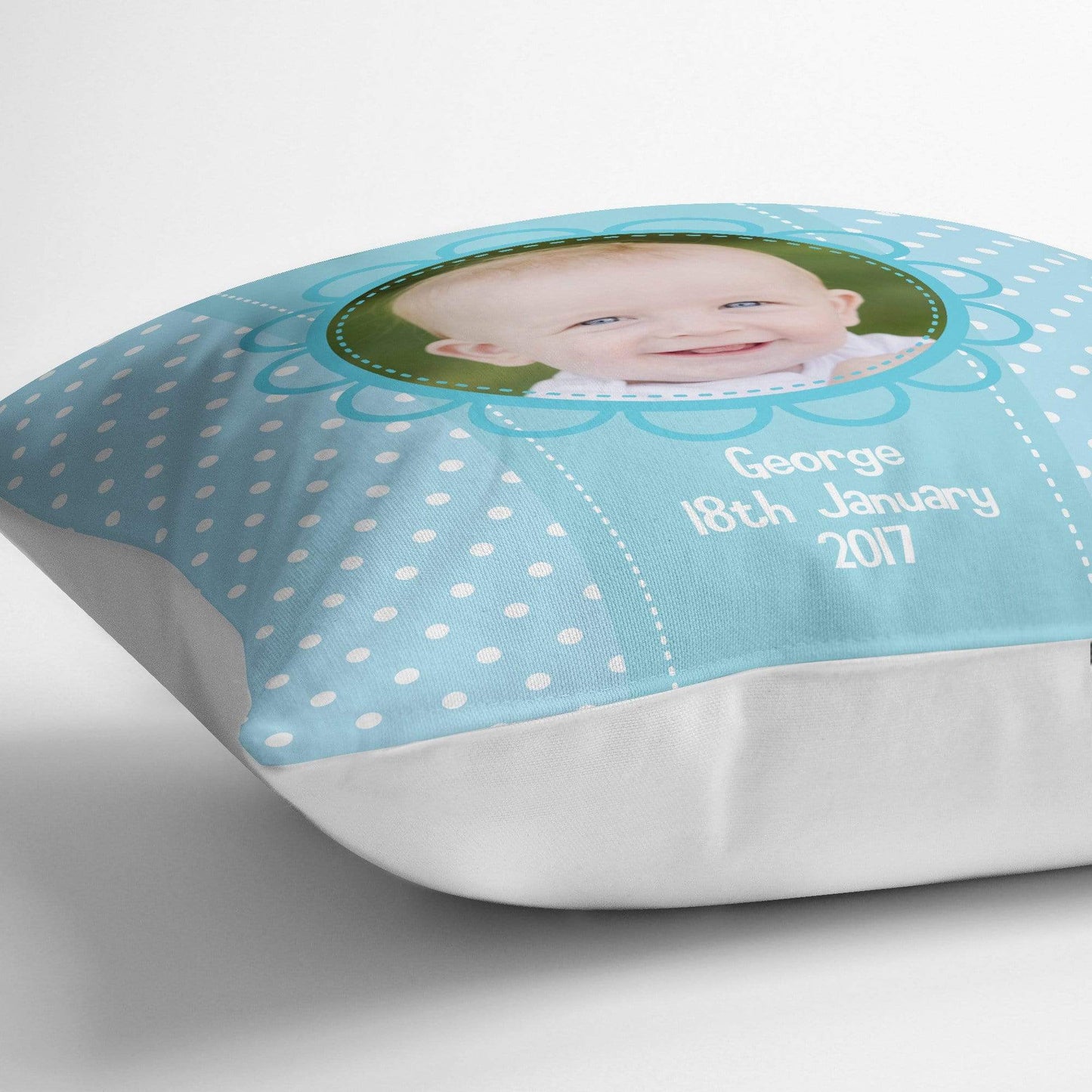 Blue Baby Boy Cushion