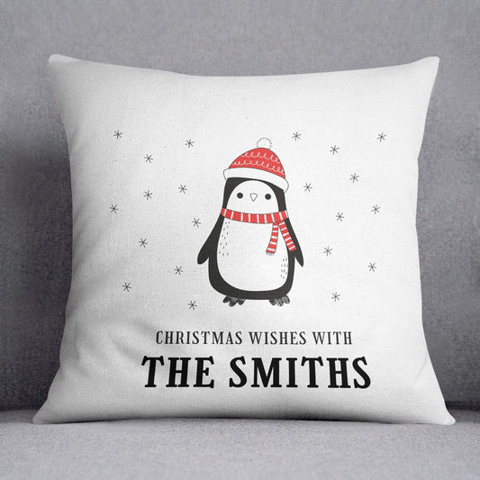 Christmas Wishes Personalised Cushion
