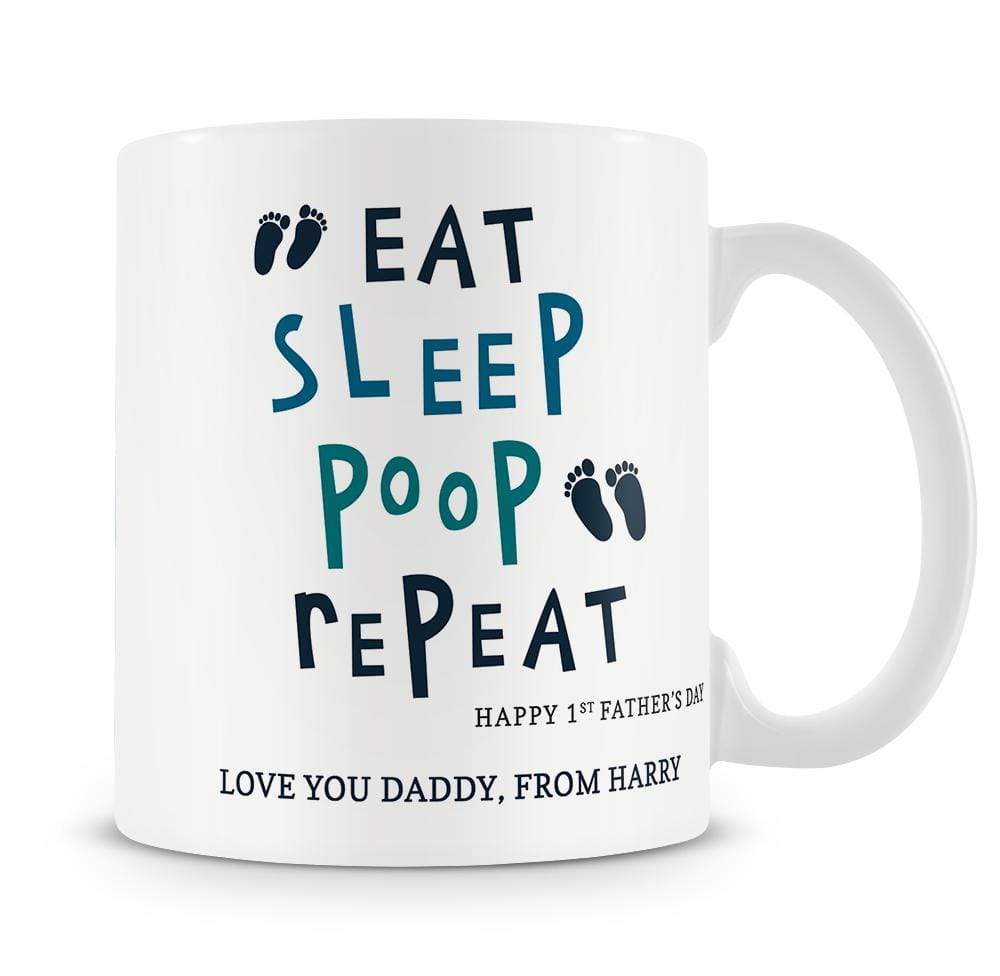 First Fathers Day Personalised Mug