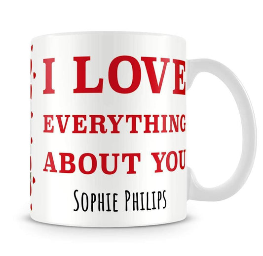 I Love You Photo Upload Personalised Mug