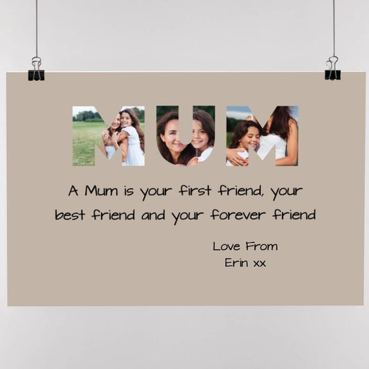Mum Photo Poster
