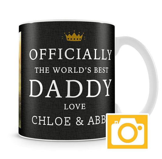 Officially World's Best Dad Personalised Mug