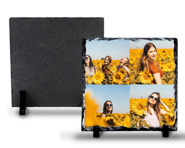 Personalised 4 Photo Slate