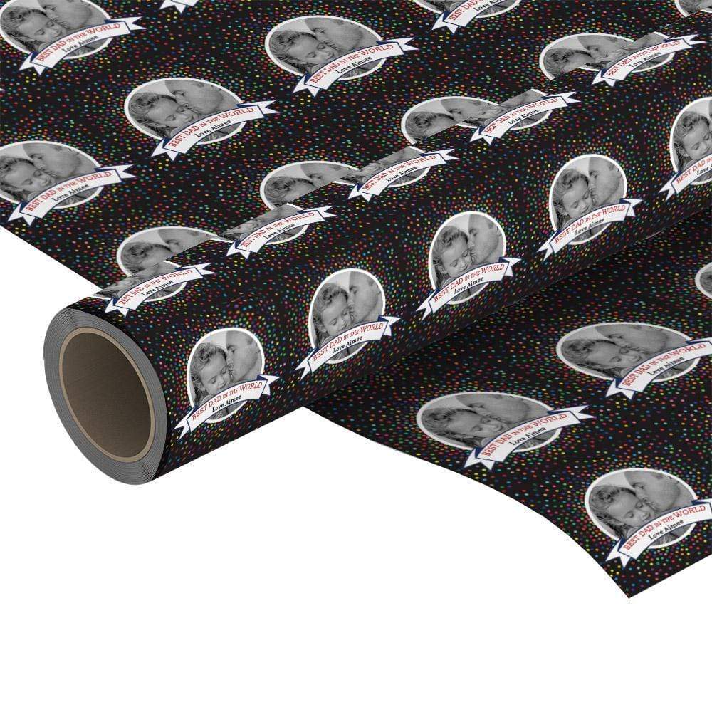 Personalised Best Dad Wrapping Paper
