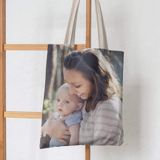 Photo Upload Personalised Tote Bag