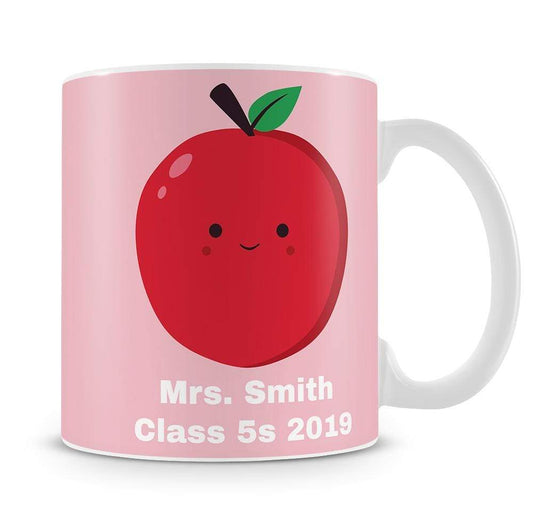 Pink Best Teacher Ever Personalised Mug
