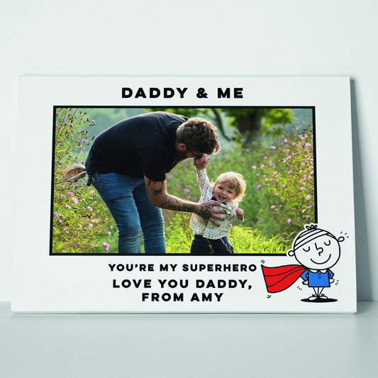 Superhero Photo Canvas Print