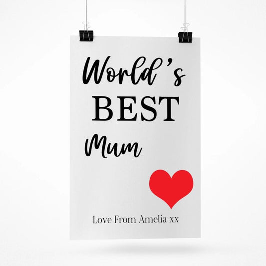 World's Best Personalised Poster