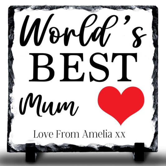 World's Best Personalised Rock Slate