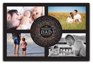Worlds Best Dad Photo Canvas Print
