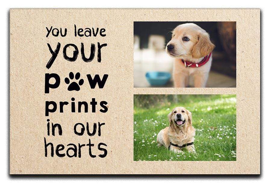 Your Paw Prints Canvas Print