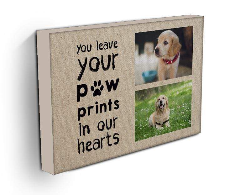 Your Paw Prints Canvas Print