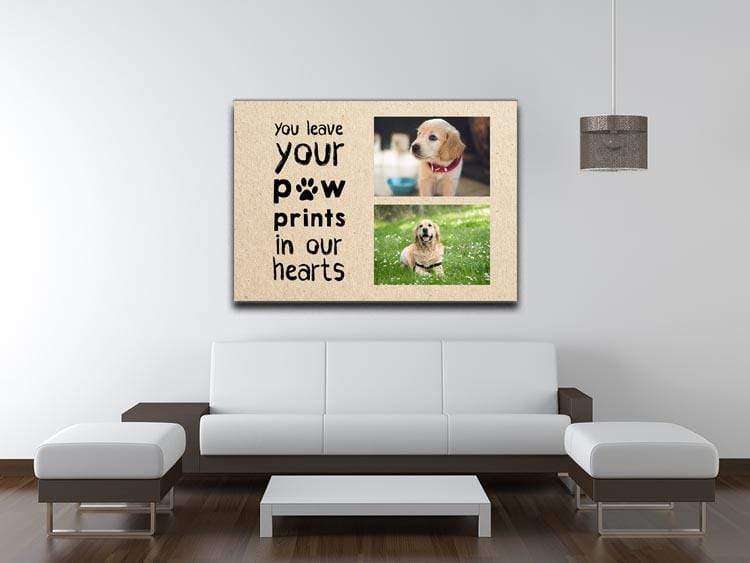Your Paw Prints Canvas Print