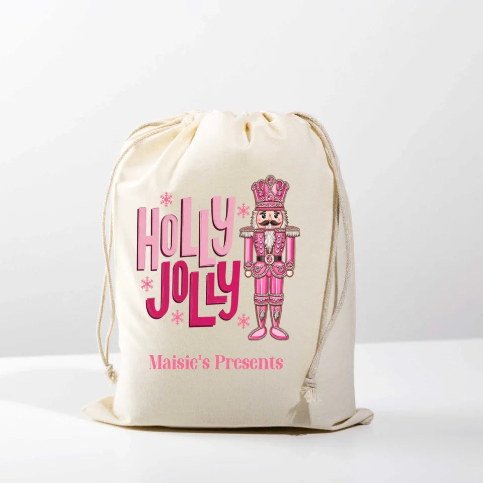 Holly Jolly Santa Sack