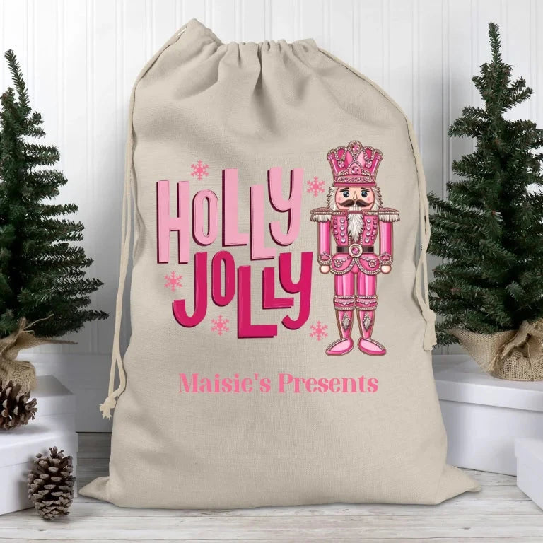 Holly Jolly Santa Sack