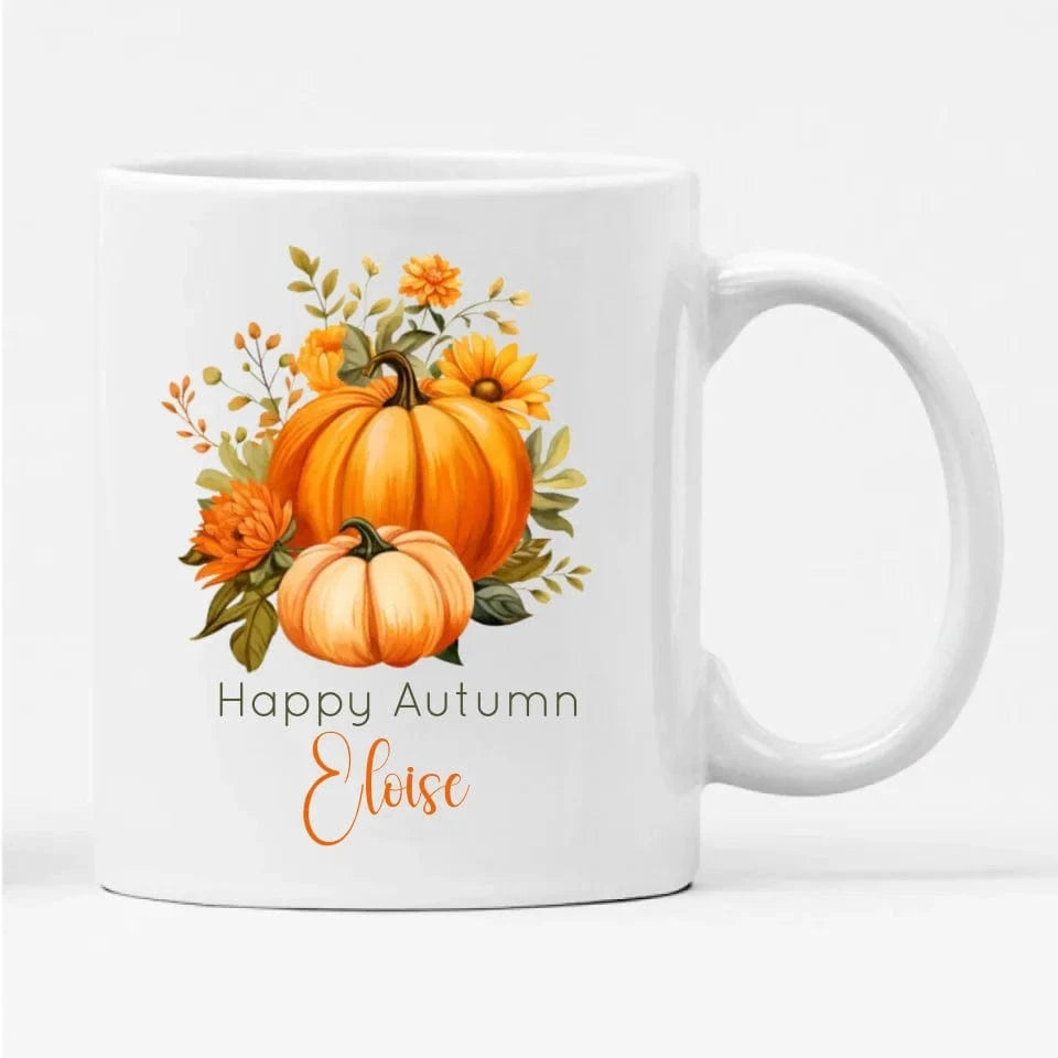 Happy Autumn Personalised Mug