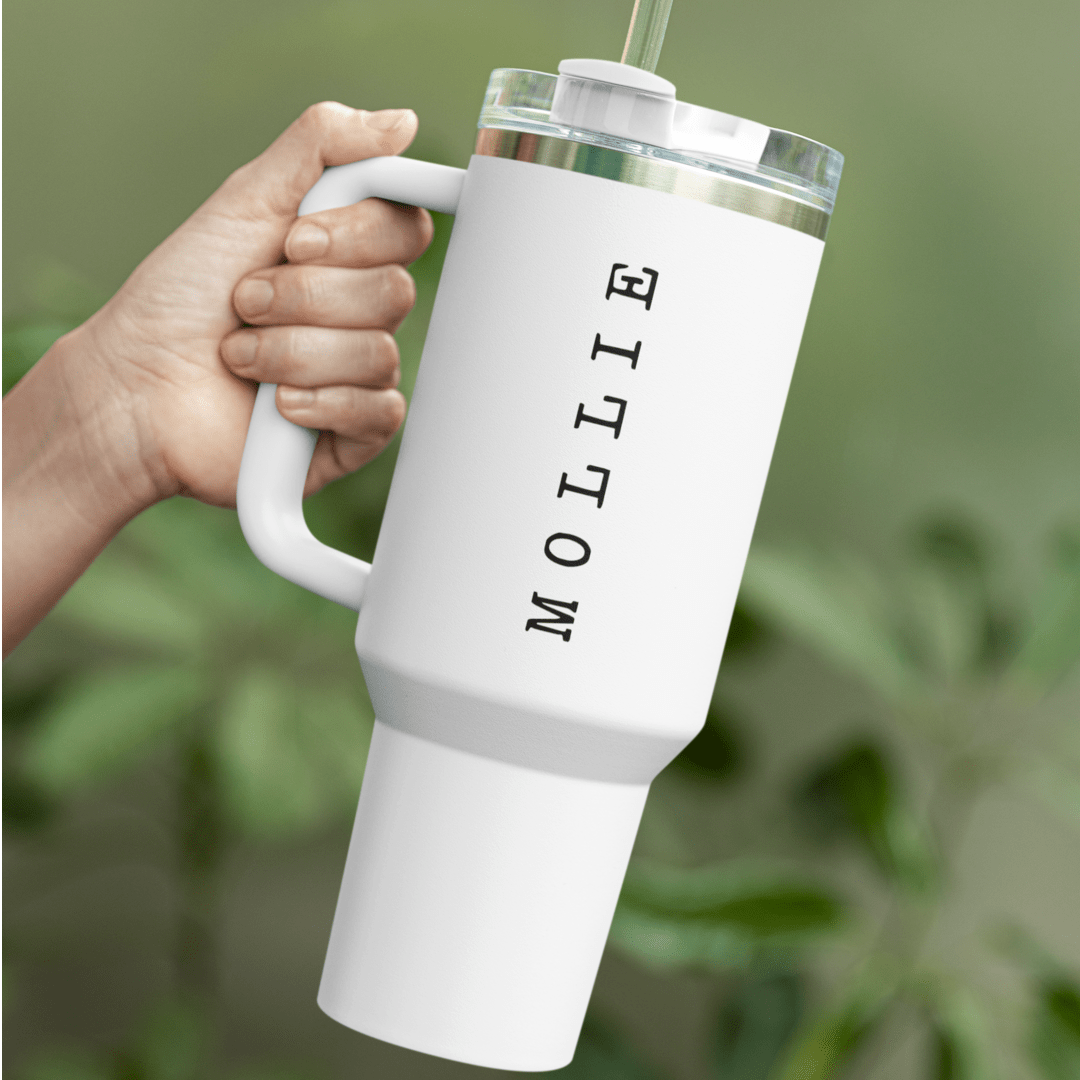 Minimal Personalised Maxi Cup