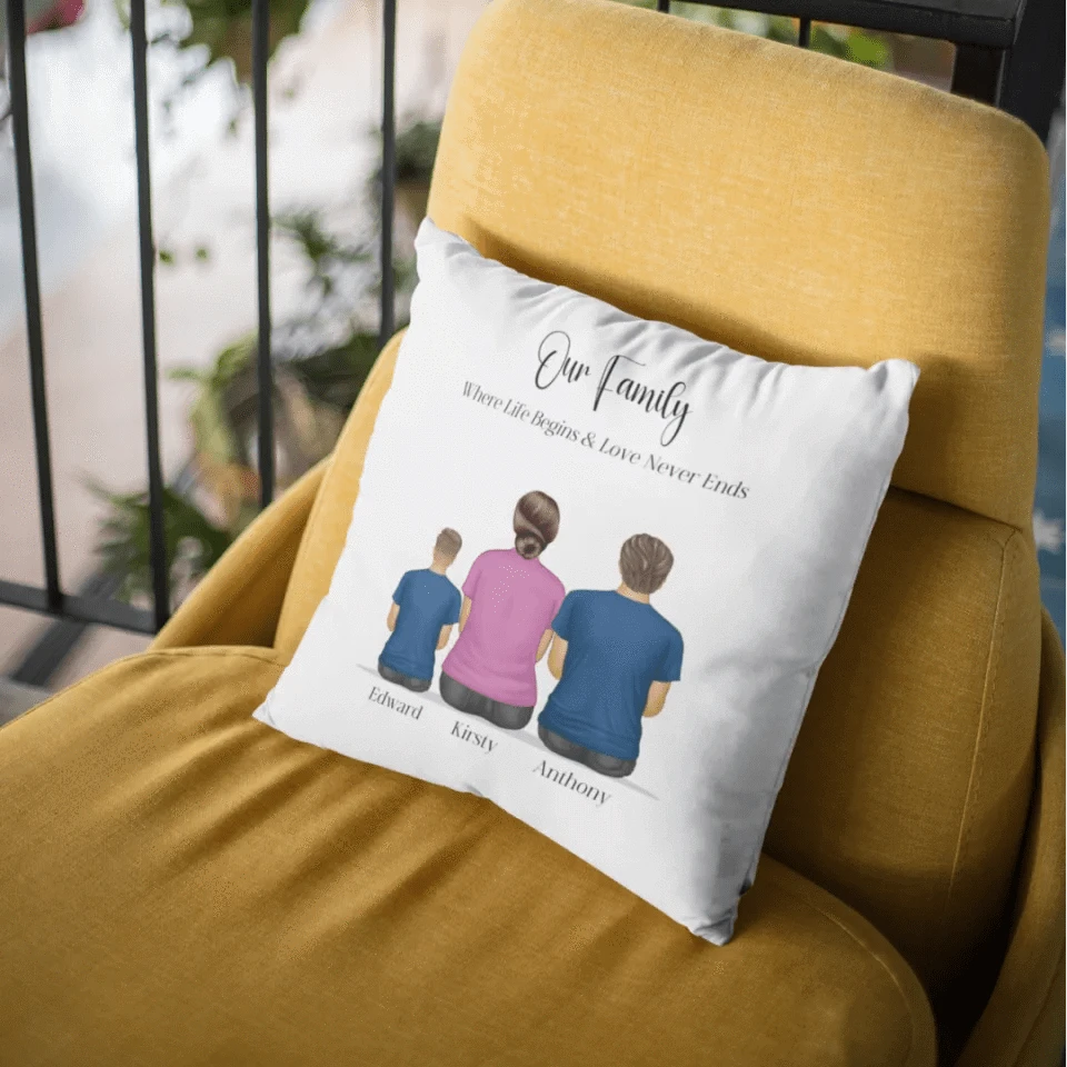 Our Family Personalised Cushion