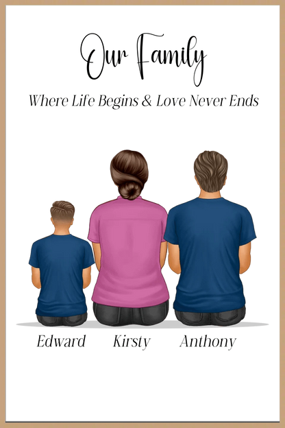 Our Family Personalised Framed Print