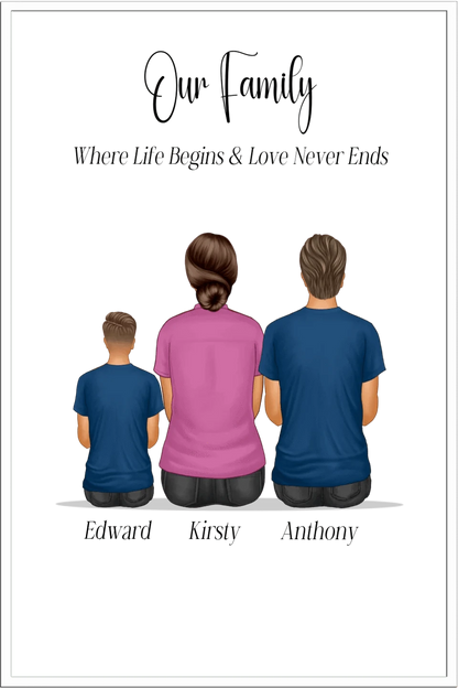 Our Family Personalised Framed Print