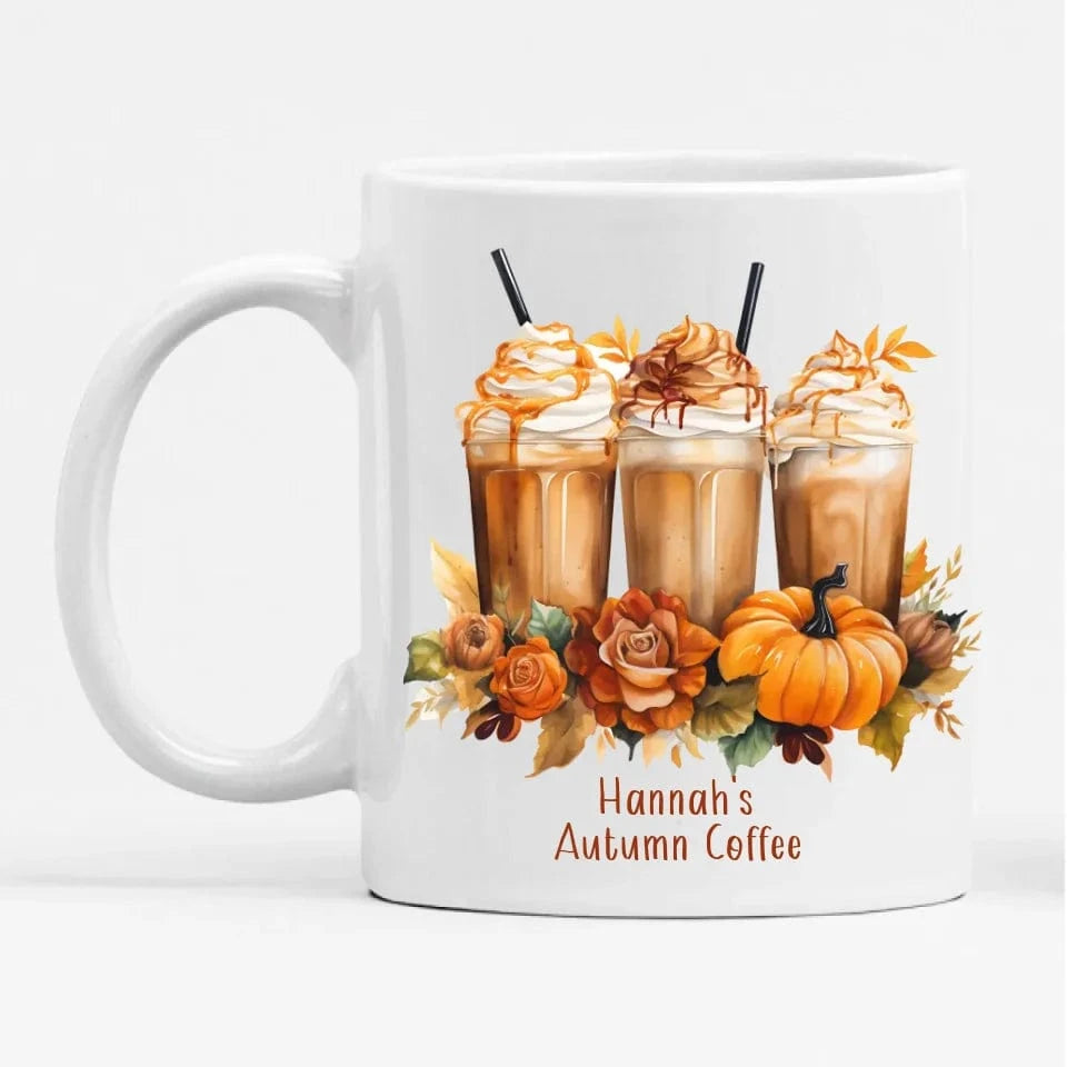 Personalised Autumn Coffee Mug