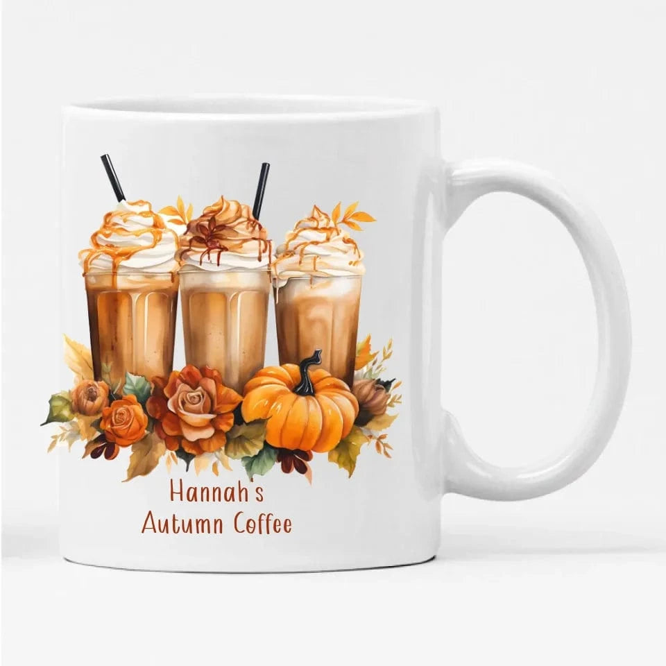 Personalised Autumn Coffee Mug