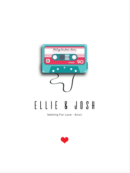 Personalised Mix Tape Blanket