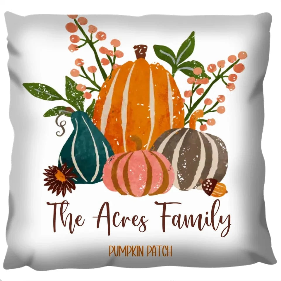 Pumpkin Patch Personalised Cushion