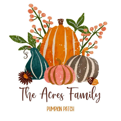 Pumpkin Patch Personalised Cushion