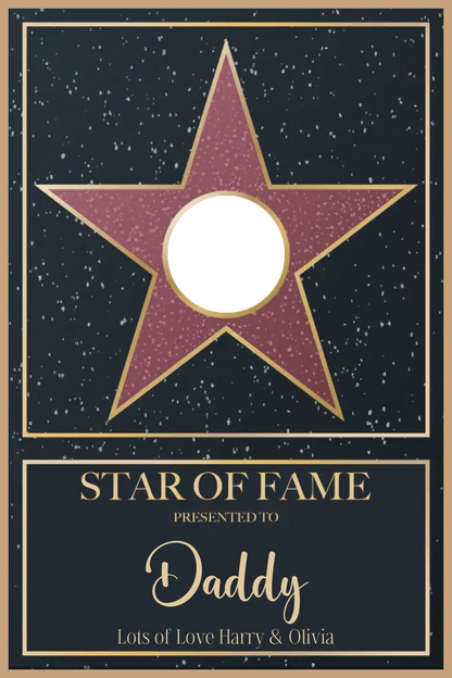 Star of Fame Framed Print