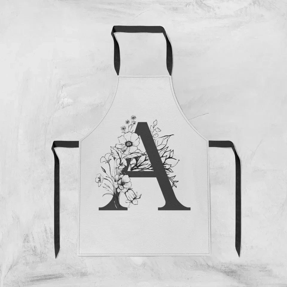 Wildflower Initial Apron