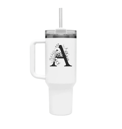 Wildflower Initial Personalised Maxi Cup