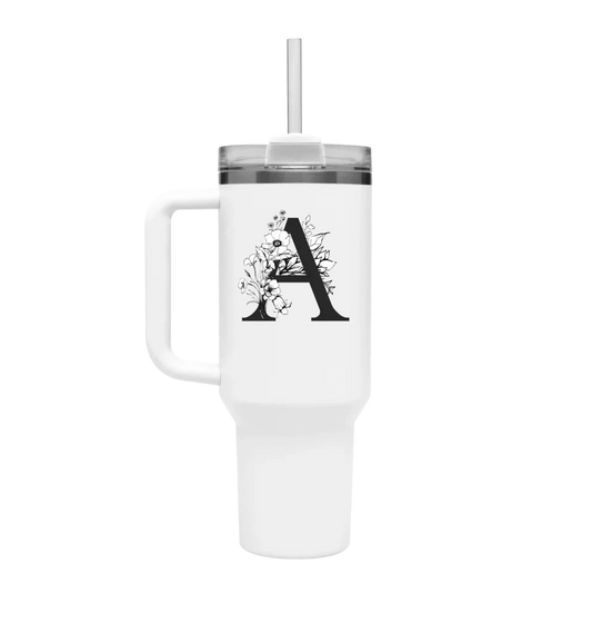 Wildflower Initial Personalised Maxi Cup