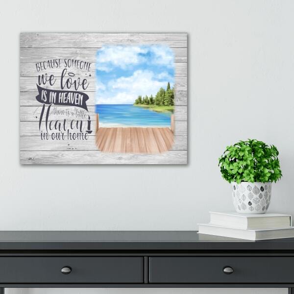 A Little Heaven In Our Home Canvas Print