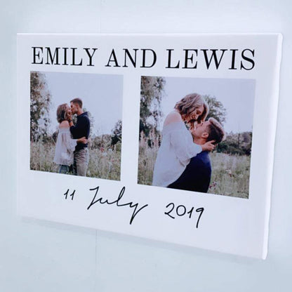 Couple Personalised Canvas Print