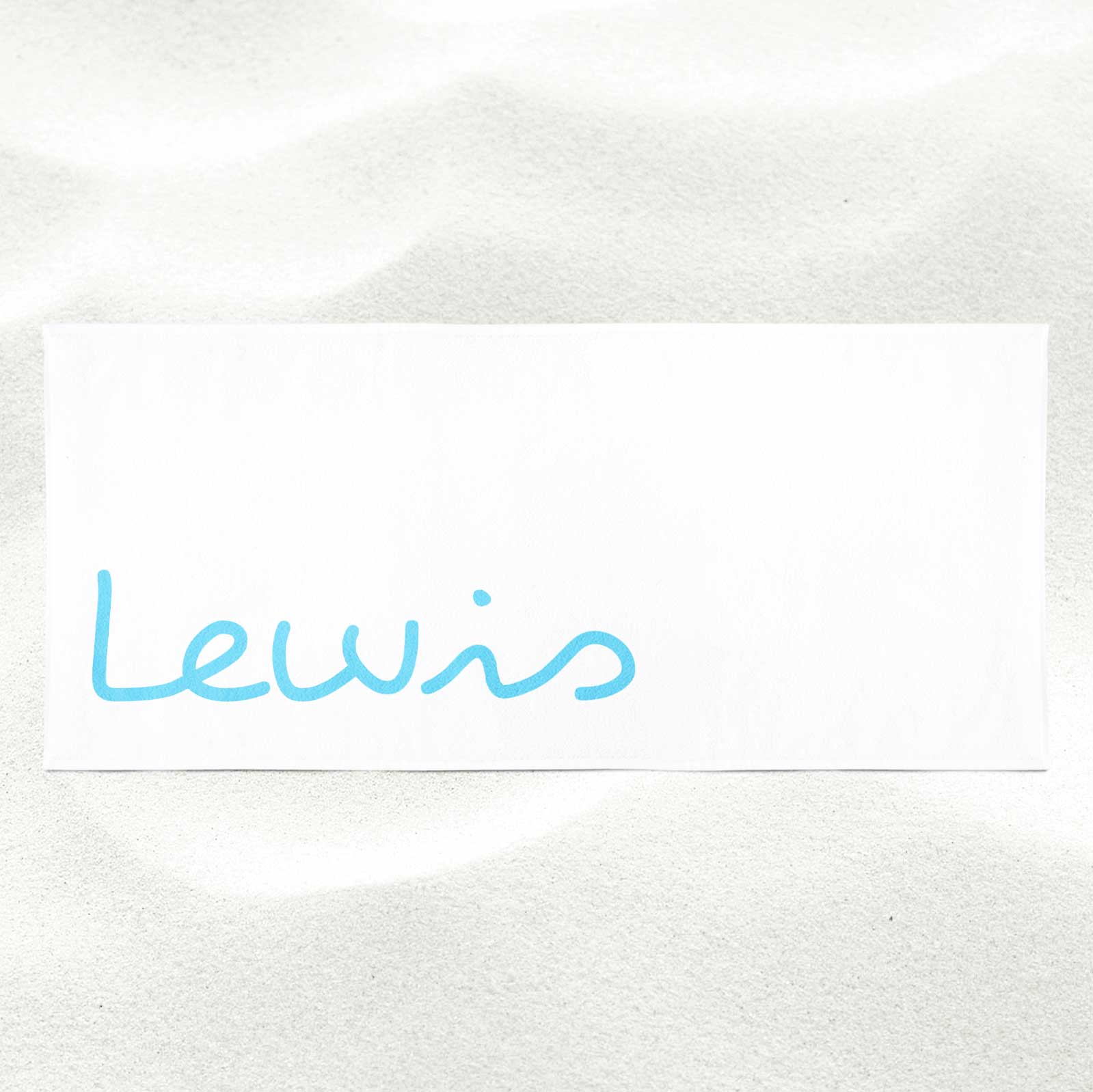 Island Inspired Personalised Beach Towel