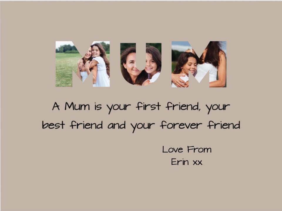 Mum Photo Blanket