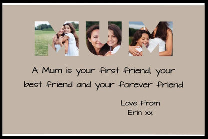 Mum Photo Framed Print