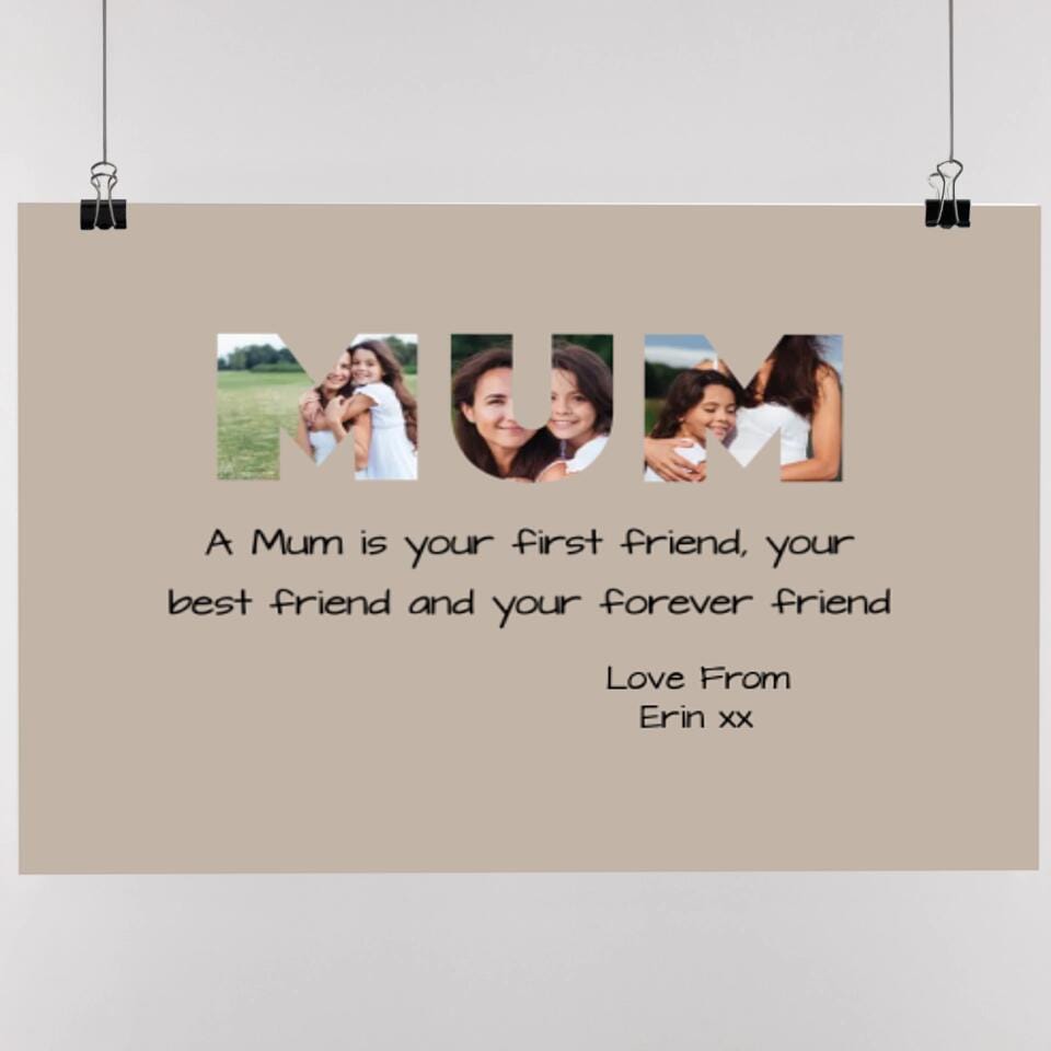 Mum Photo Poster