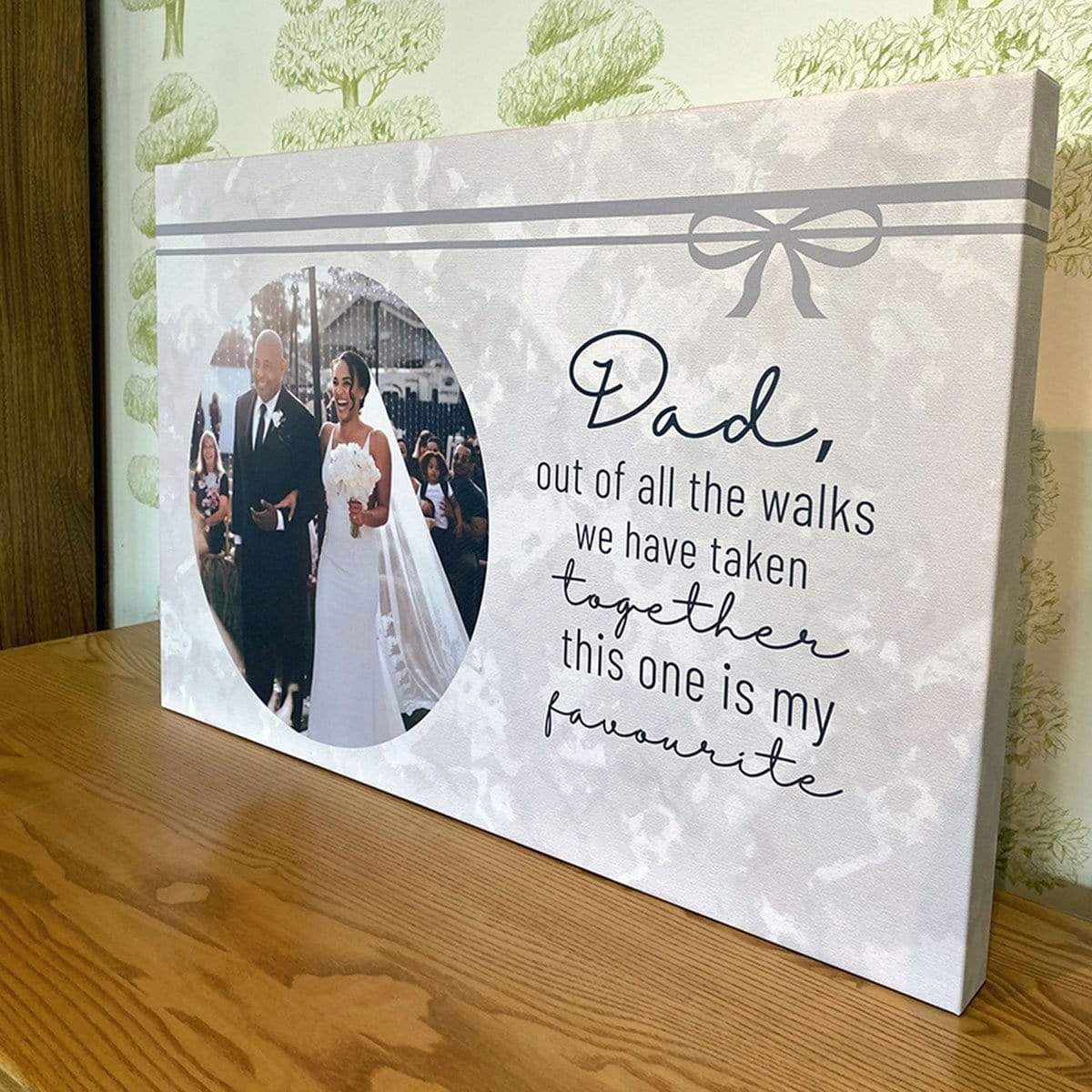 My Favourite Walk Personalised Canvas Print