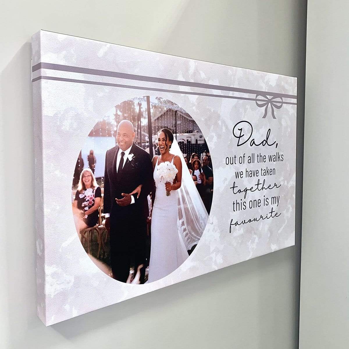 My Favourite Walk Personalised Canvas Print