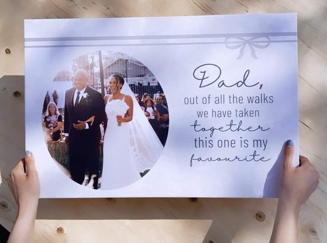 My Favourite Walk Personalised Canvas Print