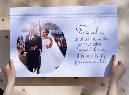 My Favourite Walk Personalised Canvas Print