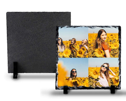 Personalised 4 Photo Slate