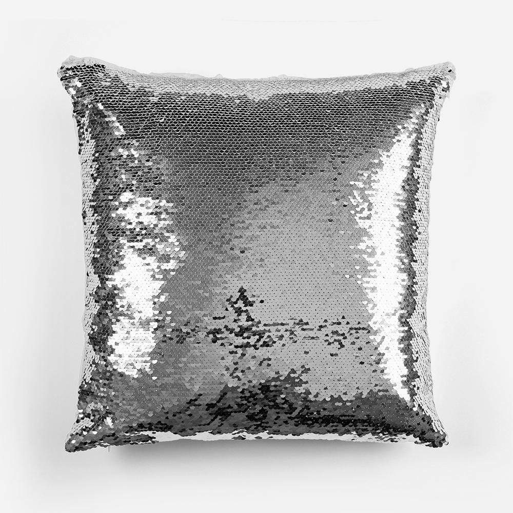 Personalised Dream Big Pink Llama and Butterfly Sequin Magic Cushion