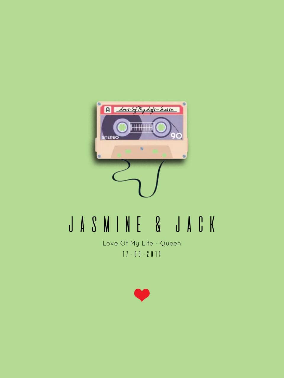 Personalised Mix Tape Blanket