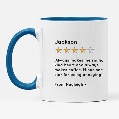 Personalised Review Mug